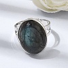 Adjustable Brass Cuff Open Rings for Women GG-CBA7610-09P-2