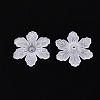 Frosted Acrylic Bead Caps KY-Q004-08I-3