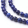 Natural Dyed Lapis Lazuli Beads Strands G-G059-6mm-4