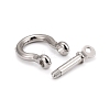 Alloy D-Ring Anchor Shackle Clasps X-PALLOY-L169-08-2