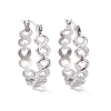 304 Stainless Steel Infinity Hoop Earrings for Women EJEW-G293-28P-1