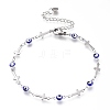 304 Stainless Steel Link Bracelets BJEW-M203-03P-1