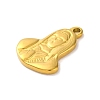 201 Stainless Steel Pendants STAS-Q015-01G-2
