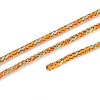 100M Segment Dyed Round Nylon & PET & Polyester Metallic Braided Cord OCOR-N009-01D-2