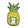 Cartoon Fruit with Cat Enamel Pins JEWB-F031-01D-1