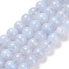 Natural Blue Lace Agate Beads Strands G-L634-B02-6mm-2