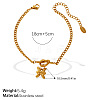 304 Stainless Steel Twelve Constellation Knot Charm Bracelets for Unisex WG096DB-02-1