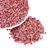 Opaque Picasso Cylinder Glass Beads SEED-Q039-06A-03-1