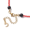 Glass Seed Pendants Necklaces for Women NJEW-MZ00031-03-5