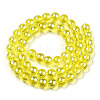 Electroplate Transparent Glass Beads Strands GLAA-T032-T8mm-AB12-3