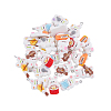 24Pcs 6 Styles Music Theme Opaque Resin Pendants RESI-FH0001-50-3