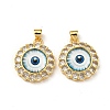 Real 18K Gold Plated Brass Pendants KK-L209-008G-06-1