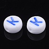 Initial Acrylic Beads OACR-E001-20K-2