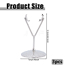 Alloy Crystal Ball Crafts Holder ODIS-WH0030-260P-2