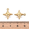 304 Stainless Steel Pendant Cabochon Settings STAS-T067-72G-3