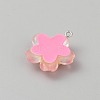 Transparent Resin Pendants RESI-TAC0002-84E-2