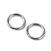 304 Stainless Steel Open Jump Rings STAS-Q186-02-8x1mm-3