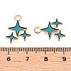 Alloy Enamel Pendants ENAM-T020-38D-RS-3