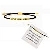 304 Stainless Steel Tube Bead Braided Bead Bracelets FS-WGDF774-01-2