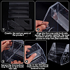 4-Tier Acrylic Display Riser Stands for Cosmetic Jewelry ODIS-WH0043-217B-6