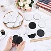 24Pcs Self-adhesive Nylon with PP Hook and Loop Tapes DIY-FG0010-22-3