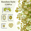 120Pcs 6 Styles Transparent Acrylic Beads OACR-SC0003-09-2