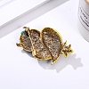 Owl Rhinestone Pins PW-WG93884-02-2