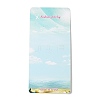 Rectangle Sky Print Paper Jewelry Display Cards AJEW-A051-06-1