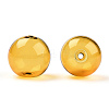 Transparent Blow High Borosilicate Glass Globe Beads X-GLAA-T003-09C-1
