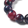 Natural Multi-Color Agate Beads Strands G-A261-B09-14mm-4