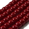 Opaque Glass Beads Strands LS-GLAA-NH0002-B07-1