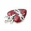 Alloy Enamel Pendants FIND-A028-01AS-02-3