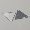 Triangle Acrylic Mirror Sew on Rhinestones FIND-WH0155-027A-1