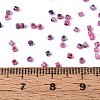 Spray Painted Picasso Cylinder Glass Seed Beads GLAA-T028-12A-01-4