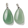 Natural Green Aventurine Pendants G-G147-02P-07-1