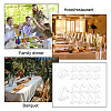 Globleland 48Pcs 2 Style Transparent Plastic Tablecloth Clips AJEW-GL0002-08-6