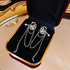 Imitation Pearl Tassel Dangle Earrings DX8372-9-1