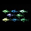 10Pcs Transparent Luminous Acrylic Pendants TACR-FP0001-02C-5