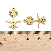 Ion Plating(IP) 201 Stainless Steel Connector Charms STAS-A090-19G-3