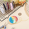 6 Rolls 6 Colors Round Copper Jewelry Wire CWIR-BBC0001-12-4