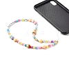 Acrylic Beads Mobile Straps HJEW-JM00568-2
