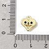 Brass Micro Pave Cubic Zirconia Pendants KK-L258-11G-01-3
