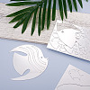 3 Sets 3 Style Fish Acrylic Mirror Wall Stickers DIY-CF0001-02B-5