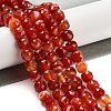 Natural Agate Dyed Beads Strands G-H028-A08-02-2