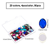 Fingerinspire 76Pcs 19 Colors Extra Large Jewelry Sticker TACR-FG0001-06-2