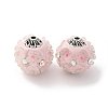 Handmade Resin Indonesia Round Beads IPDL-P005-21AS-02-1