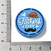 Father Day Food Grade Eco-Friendly Silicone Focal Beads SIL-C005-03B-3