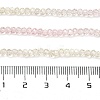 Transparent Painted Glass Beads Strands X-DGLA-A034-T1mm-A25-3