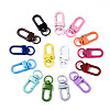 Spray Painted Eco-Friendly Alloy Swivel Snap Hooks Clasps PALLOY-YW0001-26-NR-2