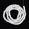 Electroplate Imitation Jade Glass Beads Strands GLAA-N023-4mm-31-3